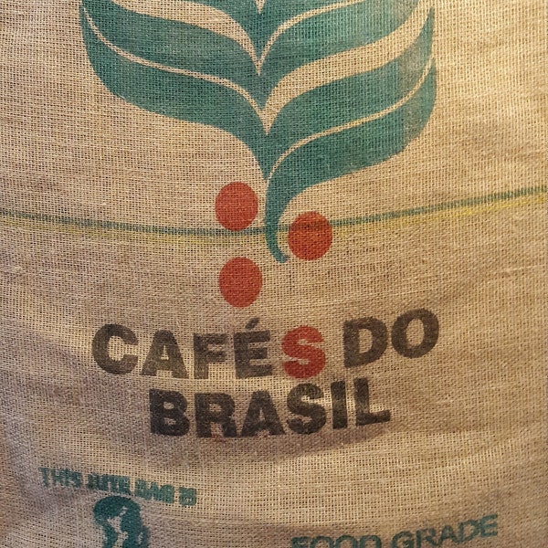 Burlap Coffee Bag, Brasil Cerrado 17/18