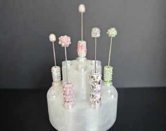 2 Tier Round Pen Display STL | 12 Slot 18mm Pen Holder (Digital Download)