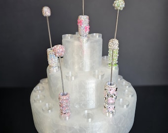 3 Tier Round Pen Display | 28 slot 18mm Pen Holder (Digital Download)