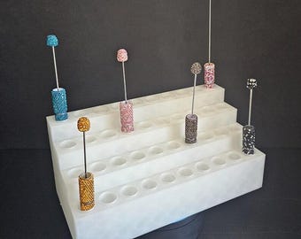 4 Tier Pen Display STL | 38 Slot 18 & 20mm Pen Holder (Digital Download)
