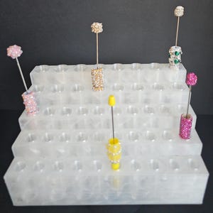 5 Tier Pen Display STL | 46 Slot, 14-22mm Tapered Fit (Digital Download)