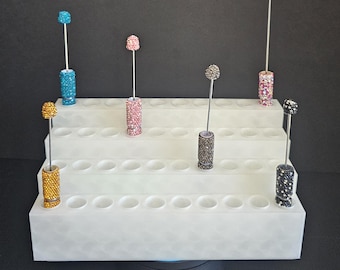 4 Tier Pen Display STL | 40 Slot 18mm Pen Holder (Digital Download)