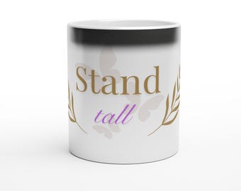 Magic Mug 325ml | Color Changing Coffee Mug Gift | Minimalist Coffee Mug | Stand Tall