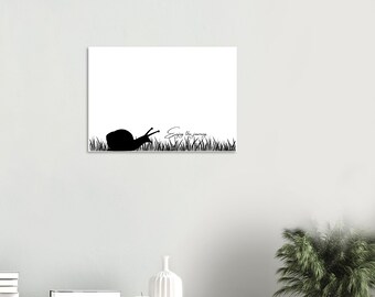 "Enjoy the journey" wall poster | Minimalist wall art | Decoration | Gift idea for the home
