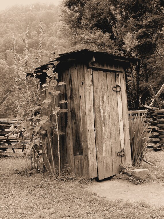 Outhouse Country Decor Country Living Vintage Shabby Chic Etsy