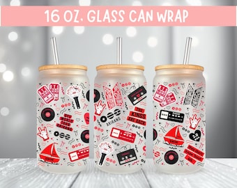 Arirang K-pop Fan Libbey Wrap Png - for UV DTF 16oz Wrap Sublimation (Digital Design)
