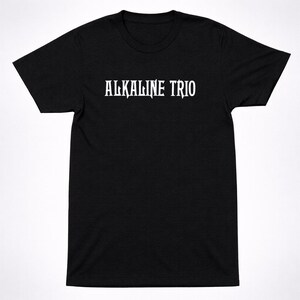 Alkaline Trio: Logo T Shirt Chicago Classic Dark Punk Rock Band Tee - Unisex Cotton, Soft Fit, 90s Pop Punk Style