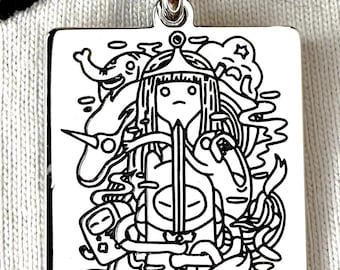 Adventure Time medal 925 silver medal