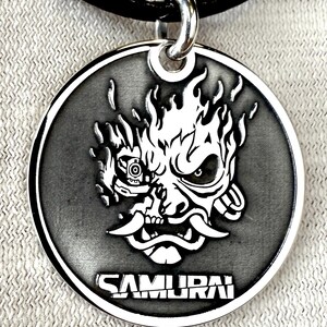 Collana Cyberpunk 2077 Edgerunners – Replica Pendente Di David Con Catena, Nuova - Foto 2