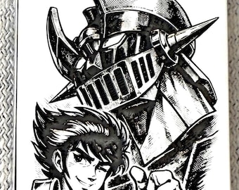 Mazinger Z Mazinger C 929 Silver Anime Medal