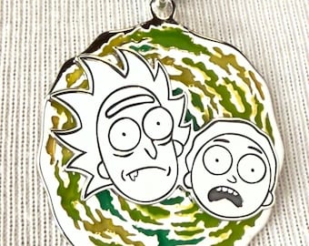 Medal Rick and Morty limited edition silver