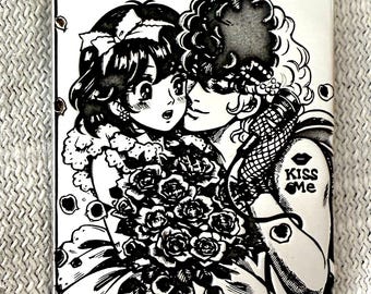 Kiss me Licia medal 925 silver medal
