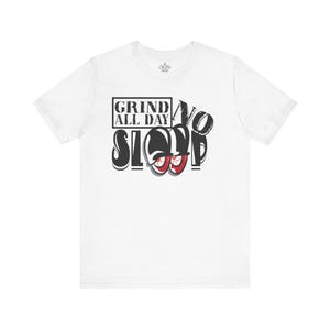 Hustle Shirt for Men - Grind All Day Motivational Tee - Gym Workout Shirt | Crown Culture