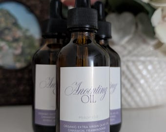 Handmade Anointing Oil | Spiritual Warfare, Home Blessing, Psalm 23:5