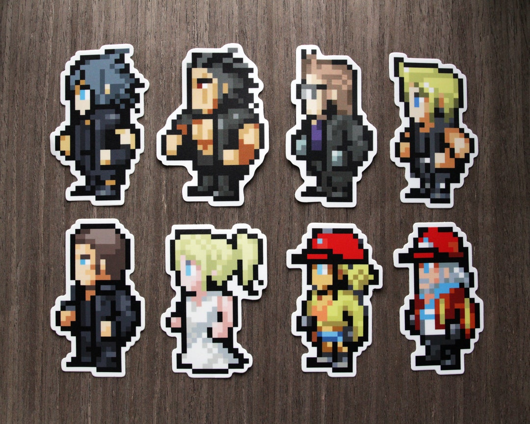 Final Fantasy XV 16-bit Stickers (updated Design!) - Etsy