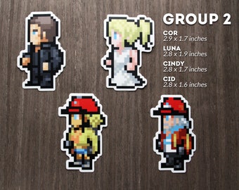 Final Fantasy XV 16-bit Stickers (updated Design!) - Etsy
