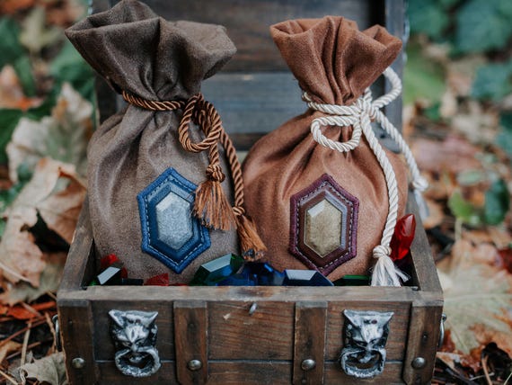 Legend of Zelda Rupee Bag: Handmade Faux Suede Adult/giant Wallet