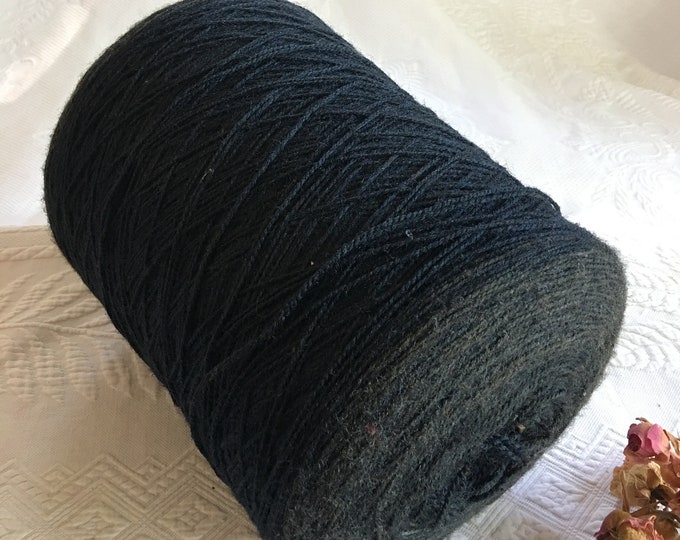 Vintage Huge Roll of Black String. Old Supply of Hundreds of Yards of ...