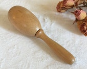 Vintage Darning Egg With Handle. Blonde Wood Sock Darning Egg. Great For Use or Sewing Display of Vintage Implements.