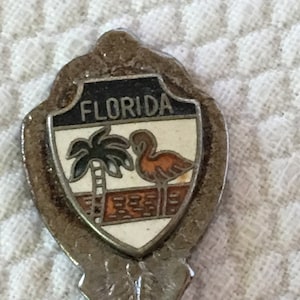 Vintage Choose 1 State Collectors Spoon. Florida, Kentucky, 2 West Virginia, and Illinois. This Listing for One Souvenir Collectors Spoon.