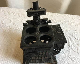 ドールハウスミニチュア「薪ストーブ 銅と金属」キッチン家具 - 職人 