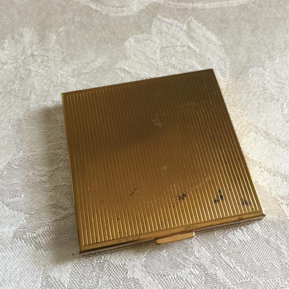 Vintage Rare 1940s Dunhill Clearview Powder Compact With