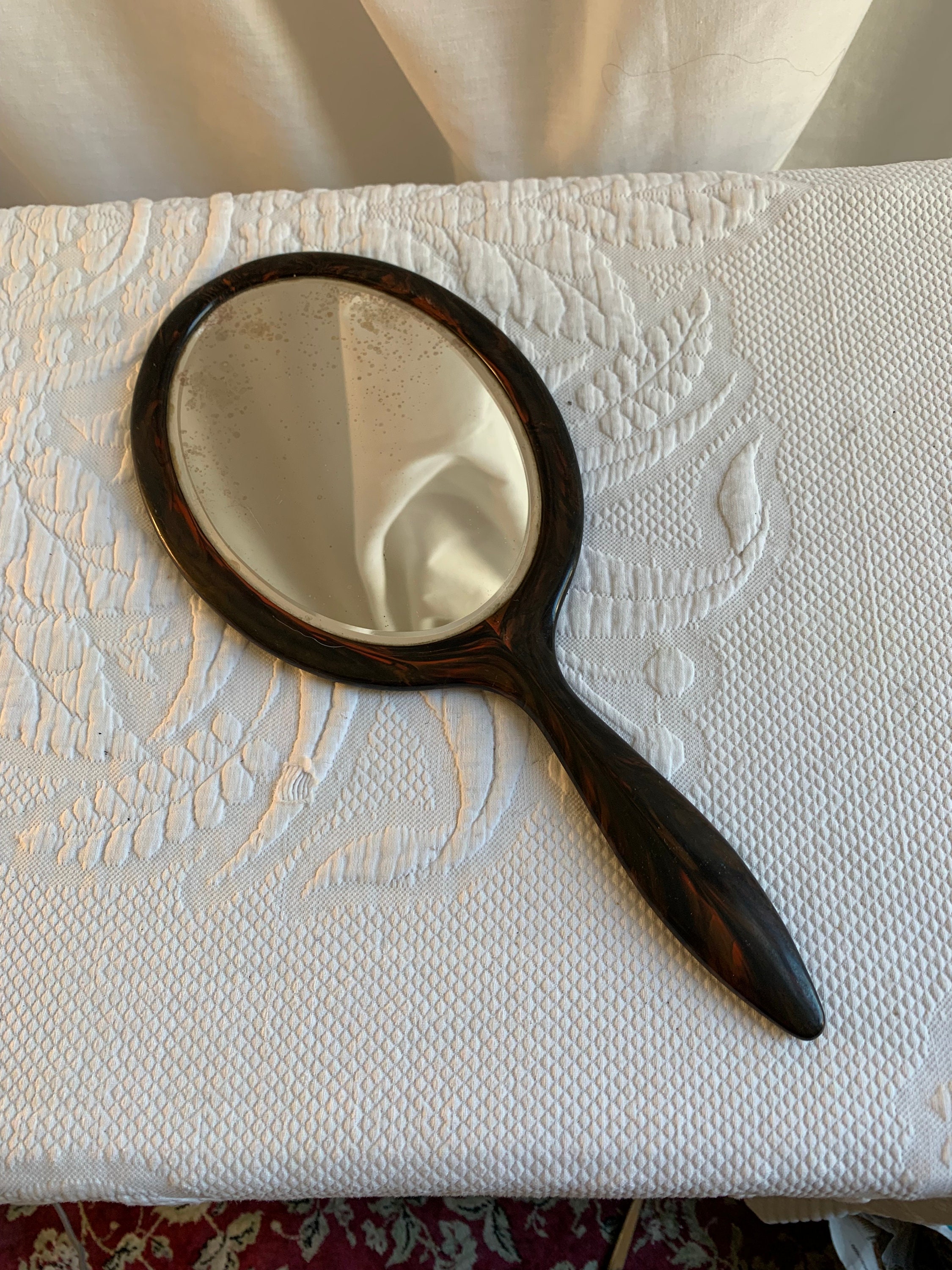 ヴィンテージ ハンドミラー 装飾的 Hand Mirror / ハンド ミラー〈 鏡・ディスプレイ・店舗什器