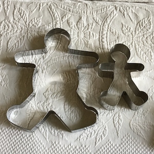 Vintage Gingerbread Man Cookie Cutter. Choose Your Size of Cookie. Listing for One Gingerbread Boy Cutter.