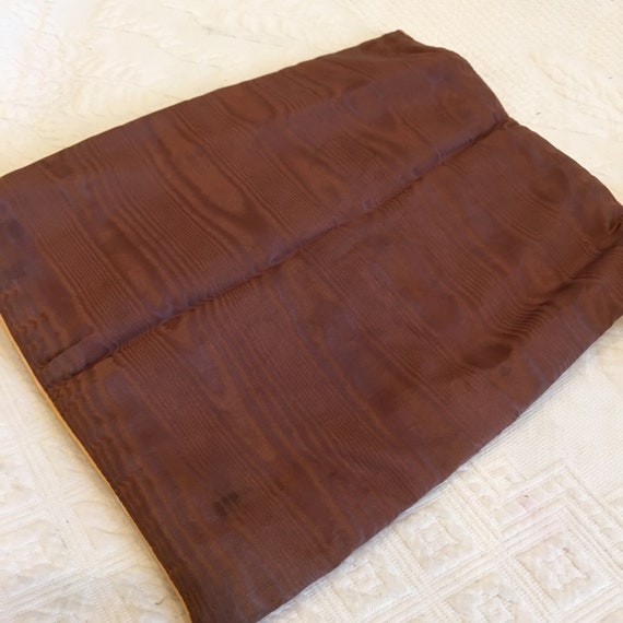 Vintage Lingerie Pouch or Hosiery Pouch. Brown Si… - image 6