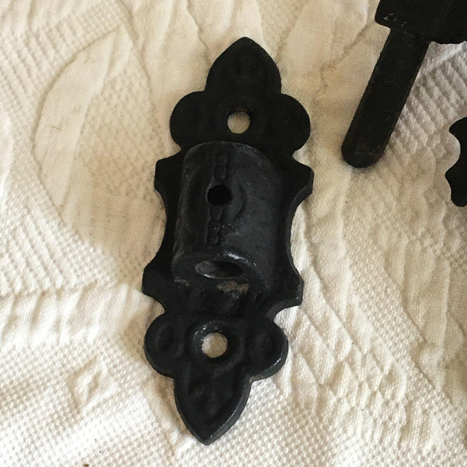 Vintage Cast Iron Wall Holder. Candle or Flower Pot Holder to Etsy