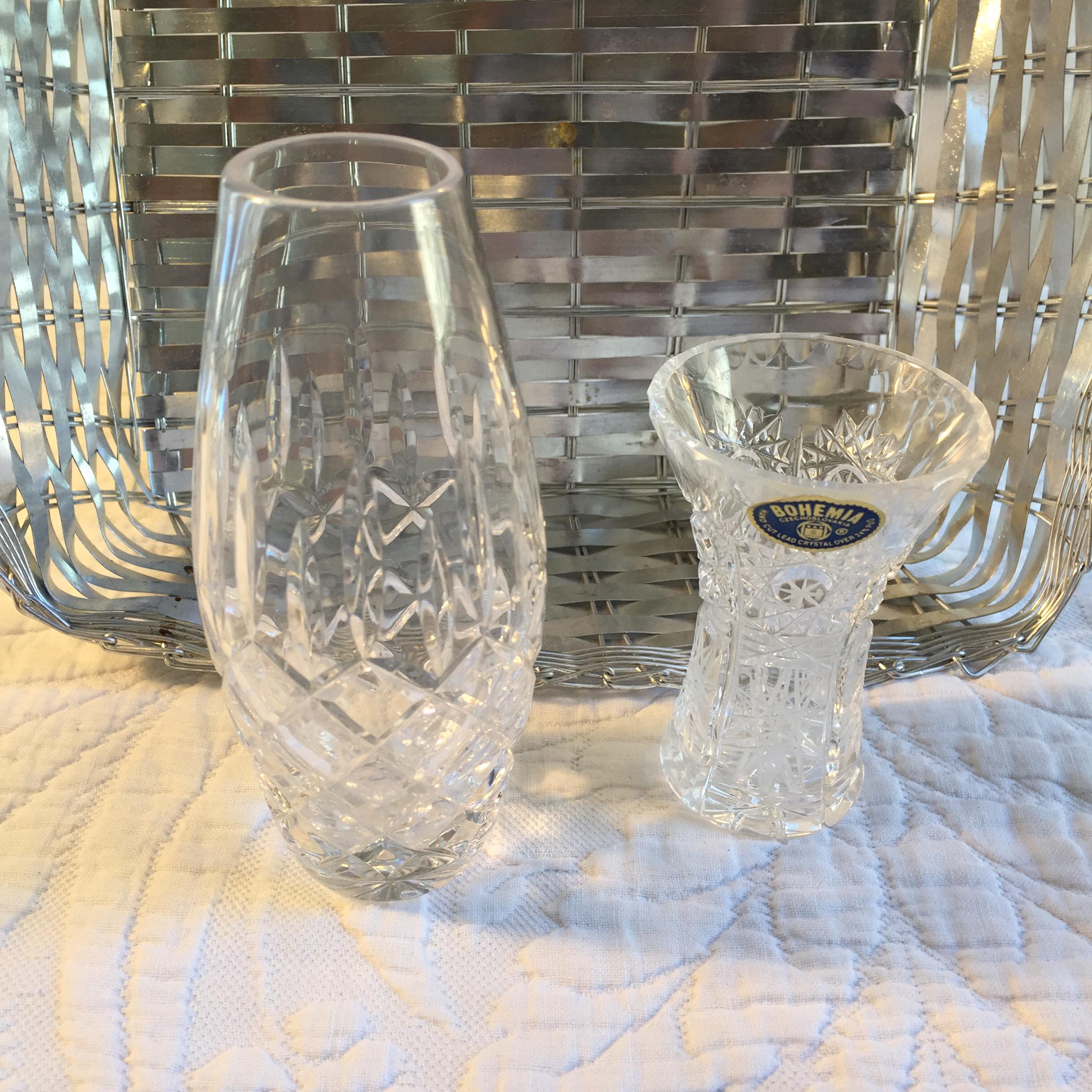 Bohemia glass vase - Etsy 日本