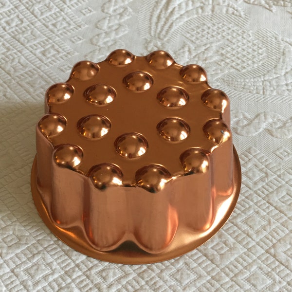 Copper Jello Mold Etsy