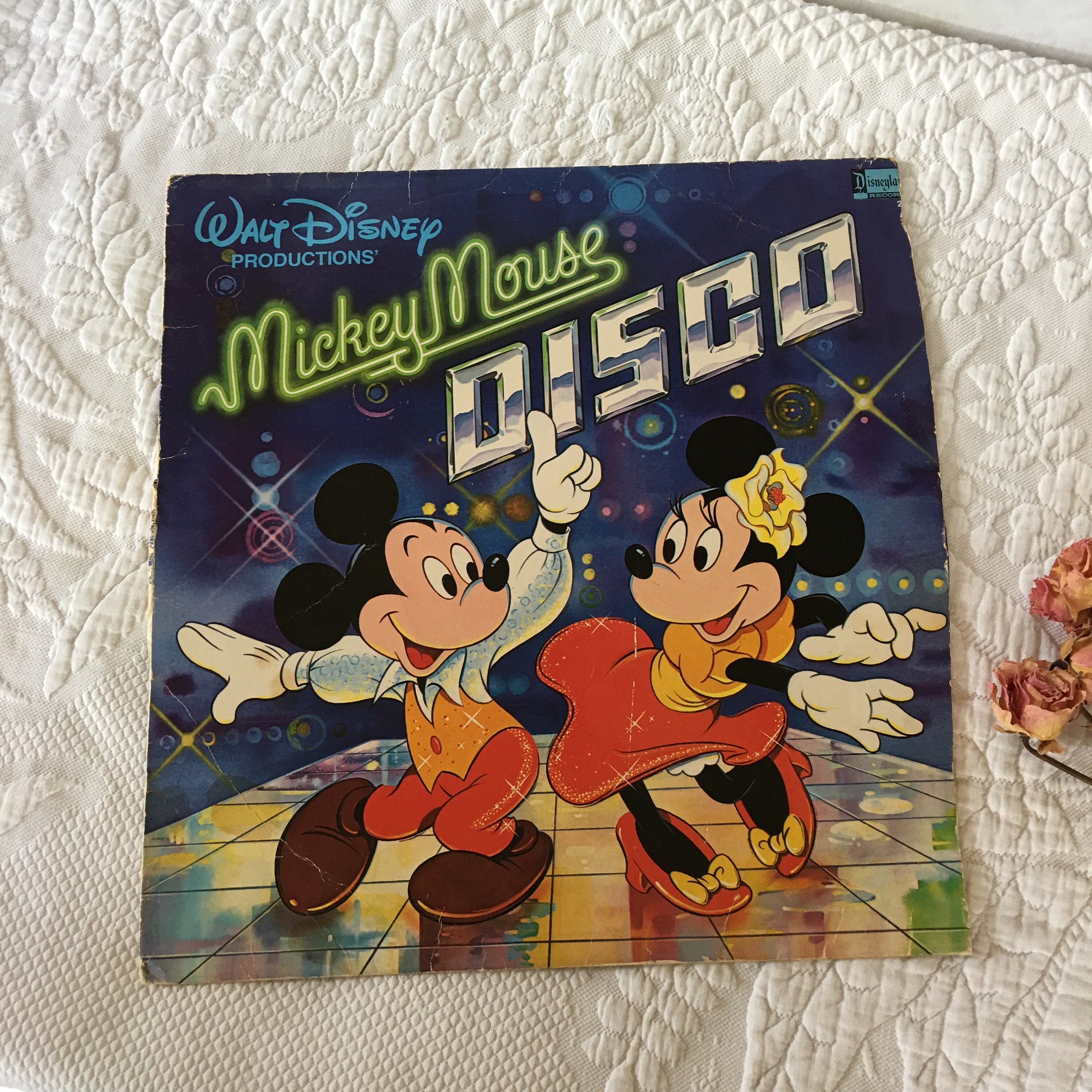 Vintage 1979 Mickey Mouse Disco Record. Disneyland Records