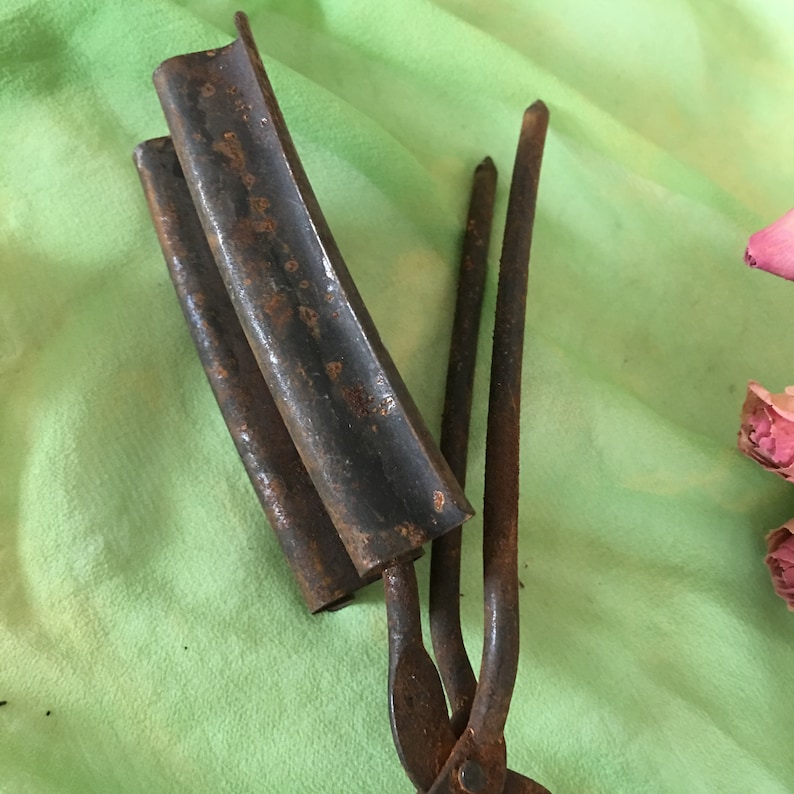 Antique Hair Crimper With Wood Handle. Hair Curler Crimper. Etsy