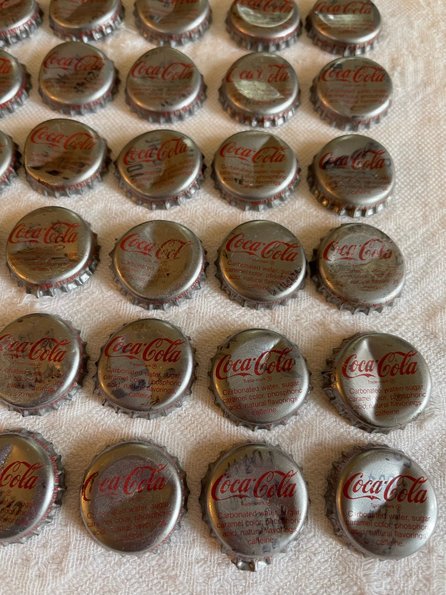 ヴィンテージ 100 シルバー コカコーラ ボトル トップ キャップ