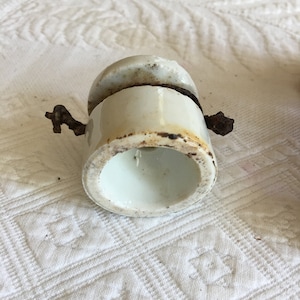 Antique Porcelain Electrical Insulator. Wires Still Connected - Etsy