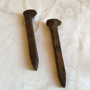 Vintage Iron Railroad Spike. This Listing is For One Railroad Spike. Repurpose for a Wall Hook. Rustic Display.