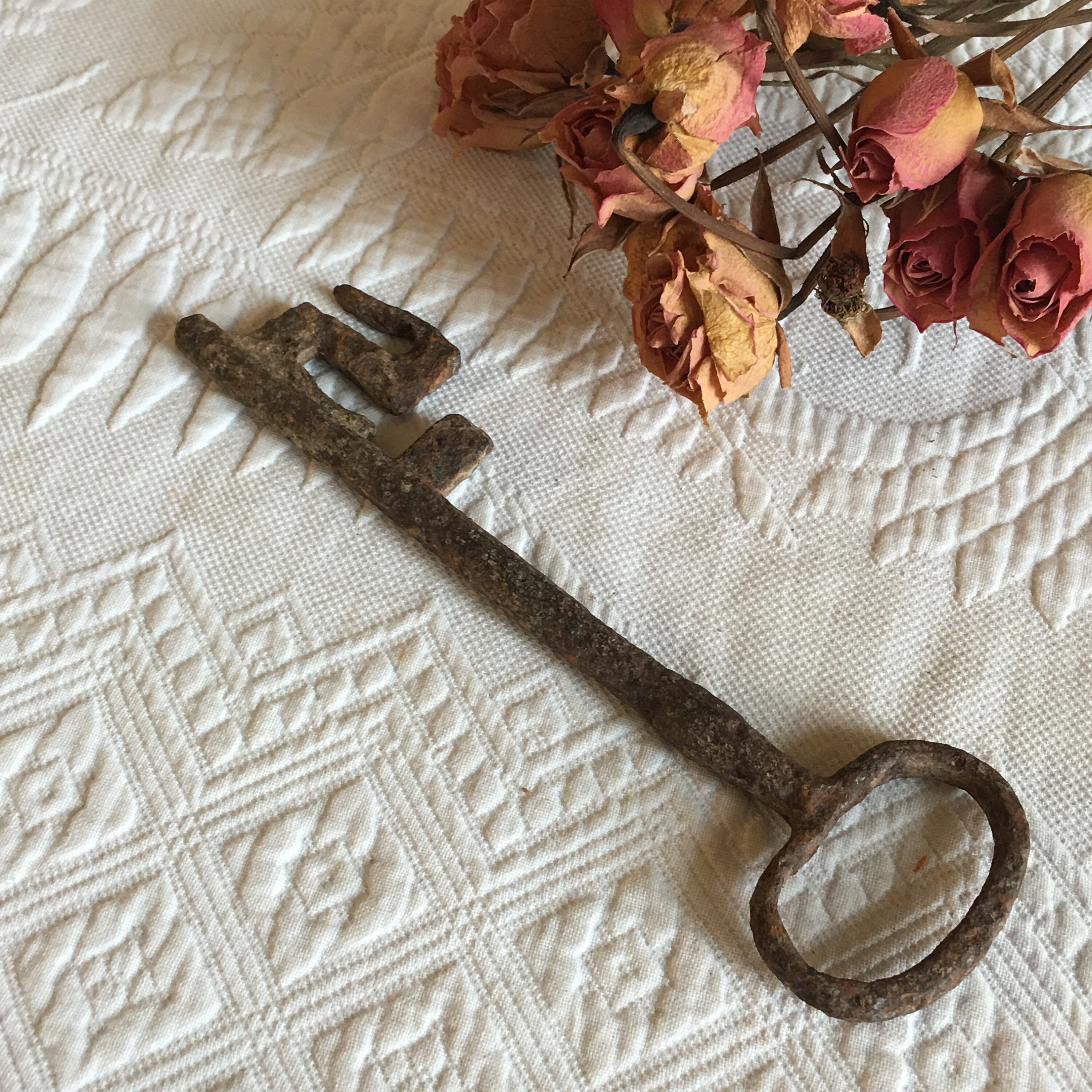 Antique Iron Key. Unique Very Old Large Key for Large Lock. Etsy