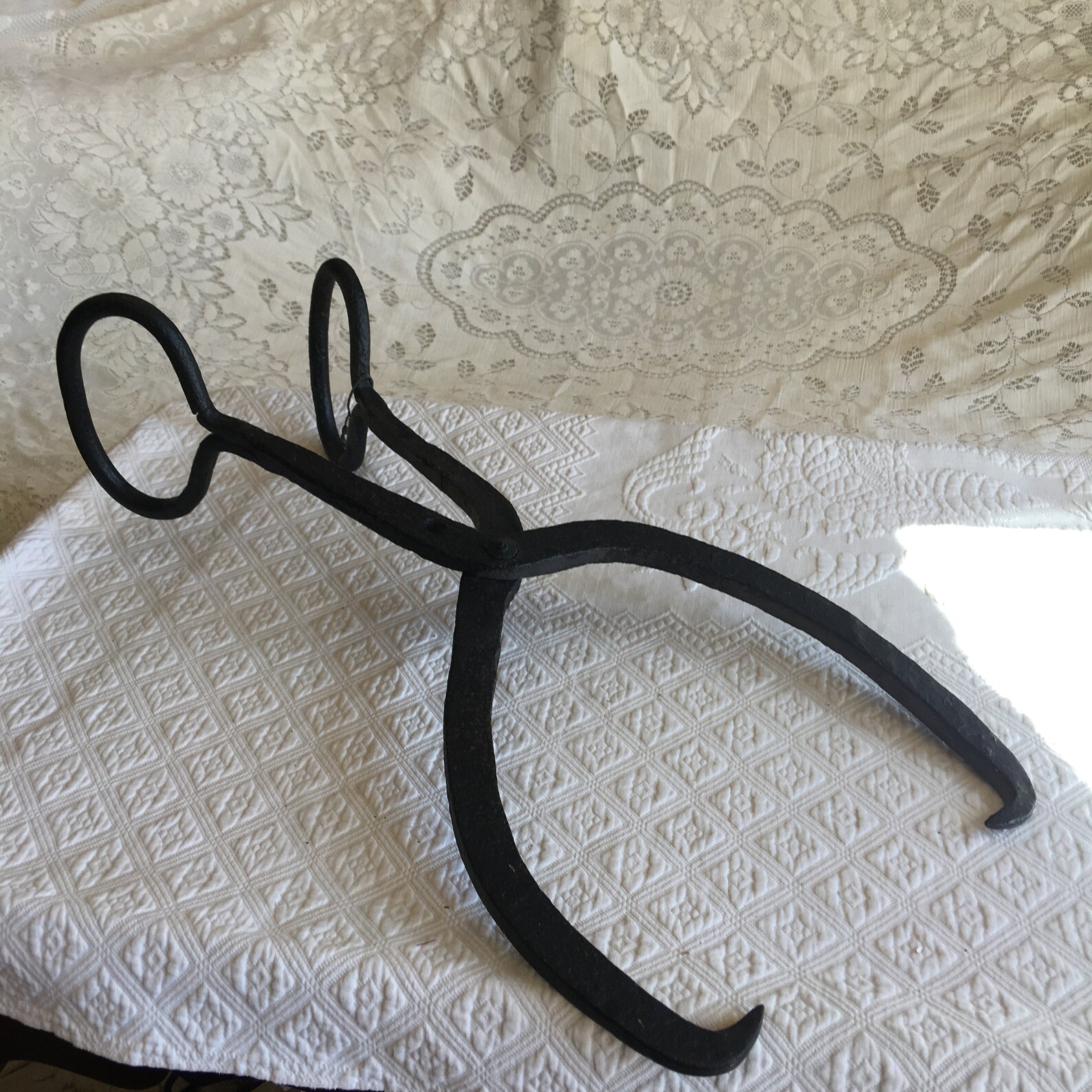 Antique Ice Block Tongs. Wrought Iron Large Ice Tongs for Etsy
