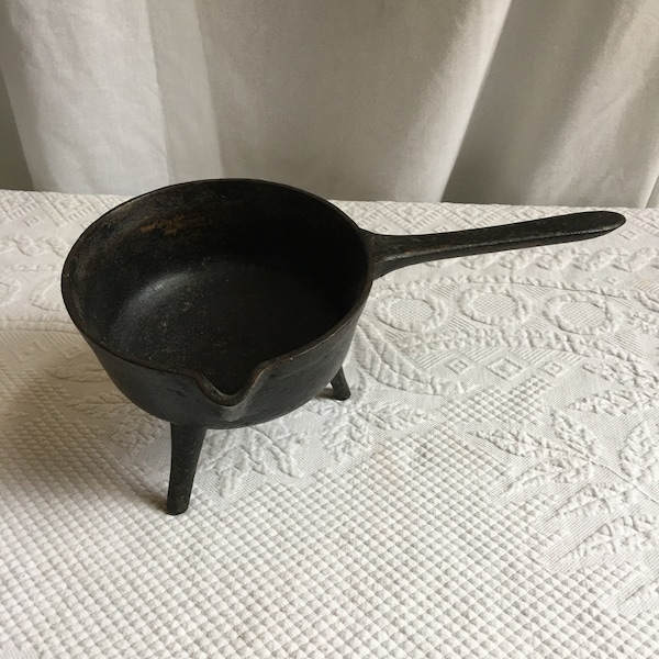 Antique Cast Iron Pot Etsy