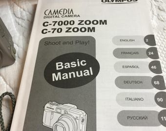 Vintage Olympus Camedia Digital Camera C-7000 Zoom, 7.1 Megapixel