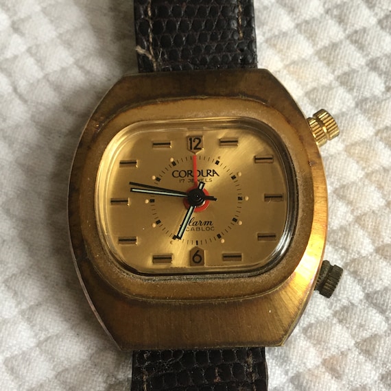 Vintage Cordura 17 Jewels, Water Resistant, Brass… - image 1