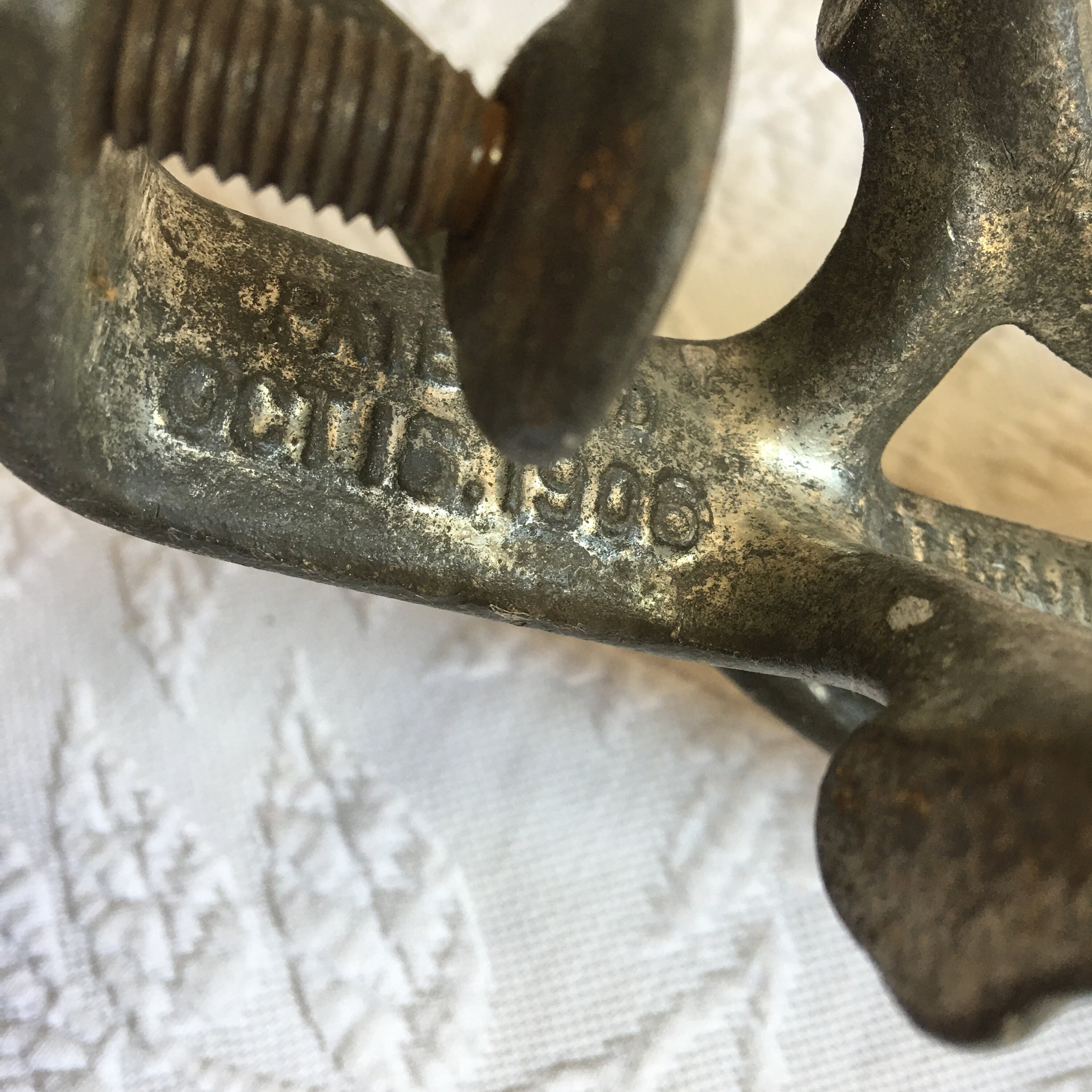 Table Mount Tinned Cast Iron Manual Meat Grinder #12 - Fante's Kitchen Shop  - Since 1906