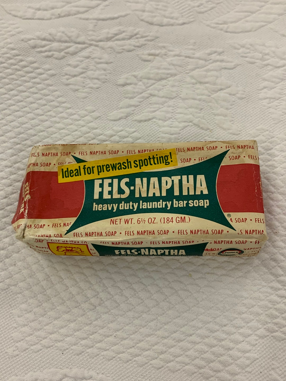 Vintage Felsnaptha Heavy Duty Laundry Bar Soap. Ideal for Prewash