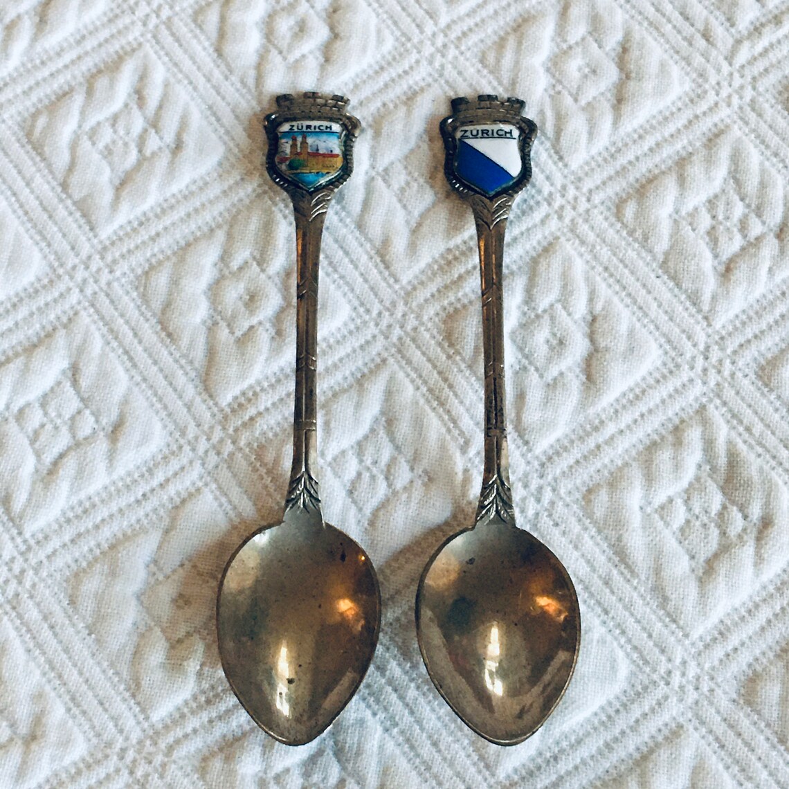 Vintage Zurich Collector Spoon. Antiko 800 Silver Collectors Etsy
