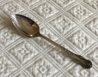 Vintage King Edward Silverplate Spoon for Stirring Tea or Serving Condiments. Collectible Spoon.