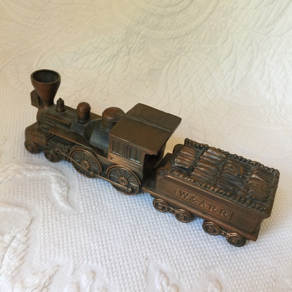 Wagon De Train Miniature En Métal Vintage - Ancien Jouet Collection - Occasion