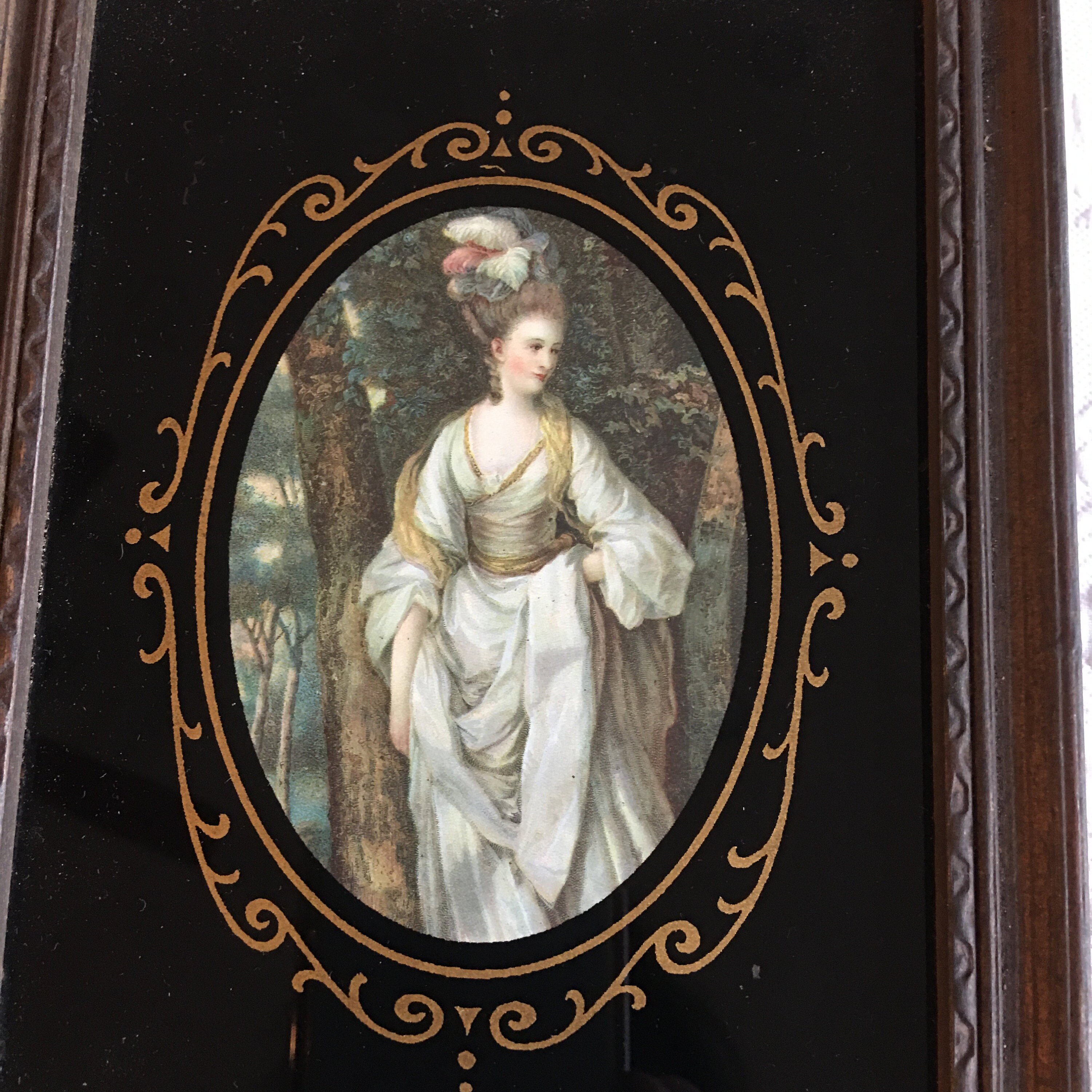 Antique Hand Mirror. Rare and Unique Wood Frame Hand Mirror. Etsy