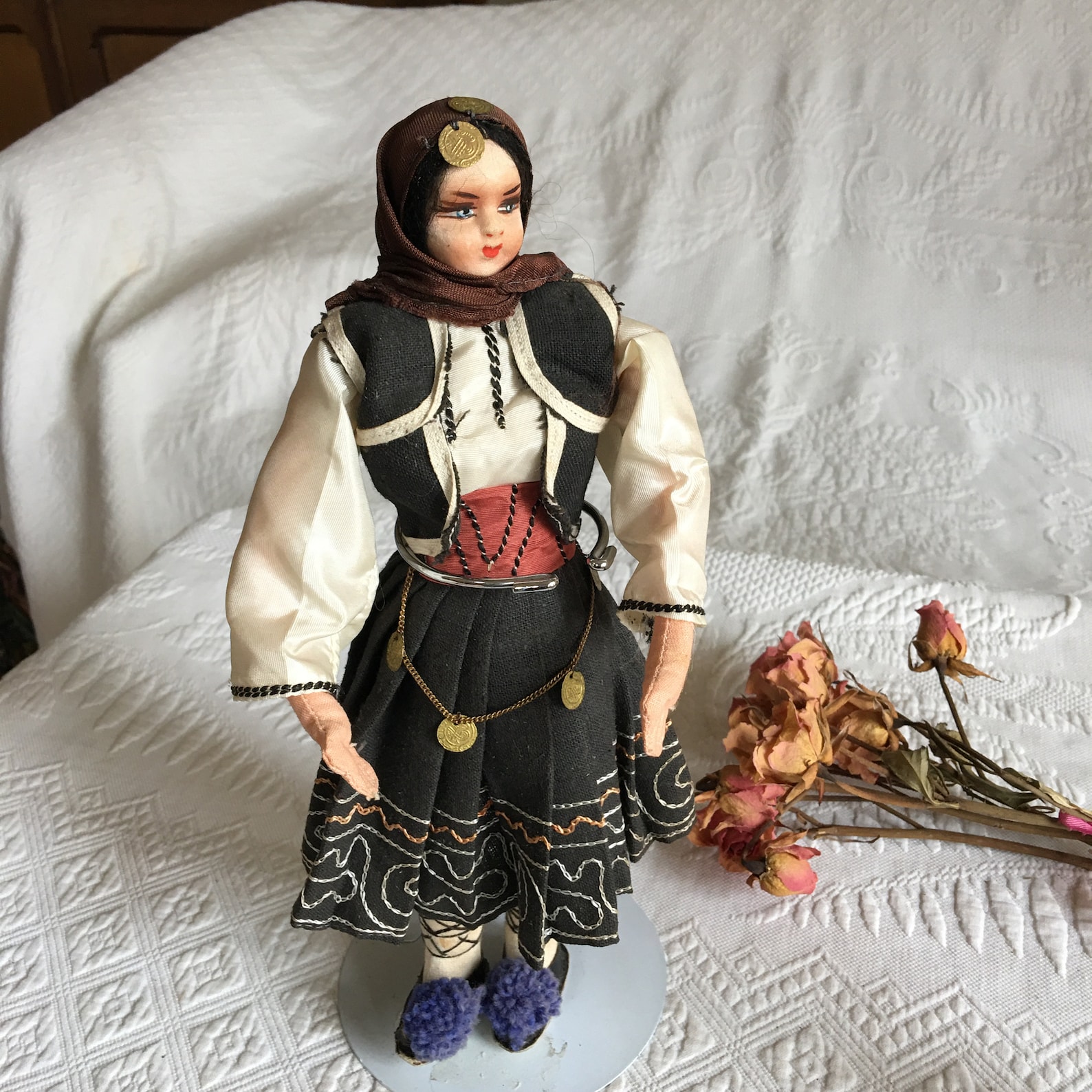 Vintage Ukrainian Style Ethnic Dressed Doll. Fabric Body and Etsy