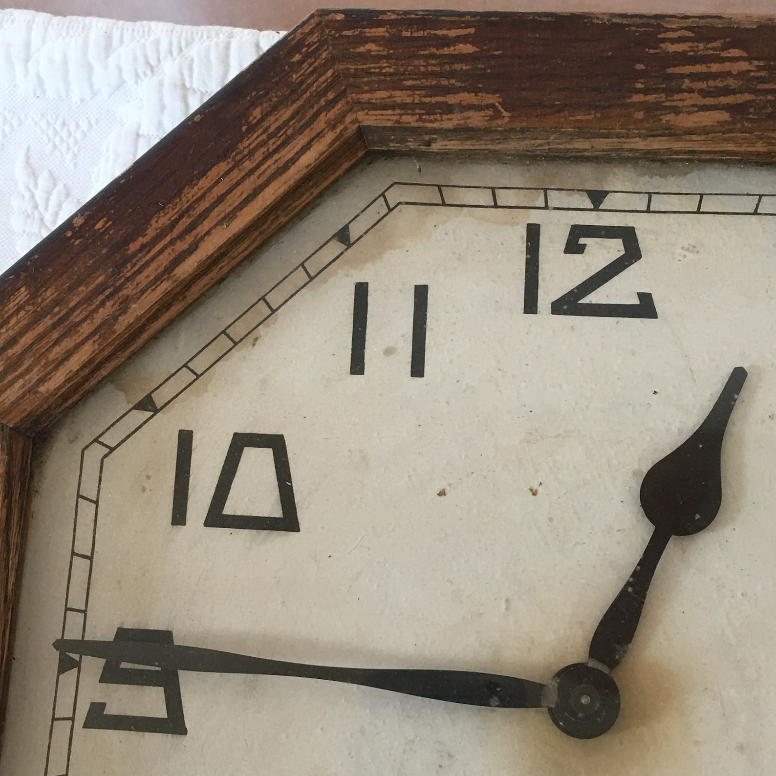 Antique the New Haven Clock Company 8 Day Time Clock. Octagon Etsy